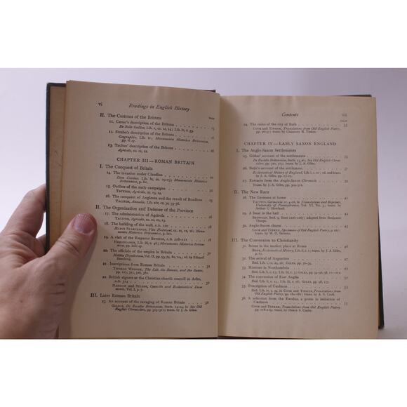 Readings In English History, Edward P Cheyney, 1922, Hardcover, ~ 250827-WH 548 - Picture 5 of 8